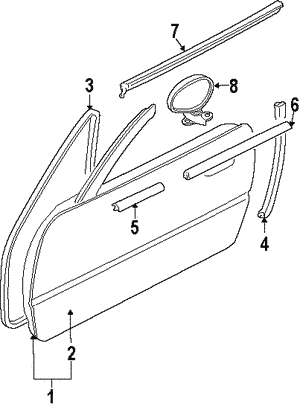 Mazda – Mirror NA52-69-120C-PZ