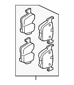 Jaguar - Brake Pad Rear