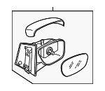 Mazda – Mirror TK21-69-12ZA