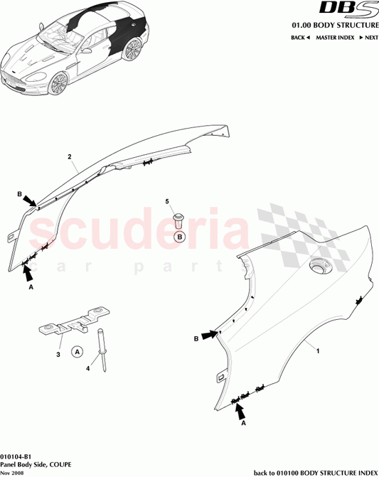 Aston Martin – RH side panel